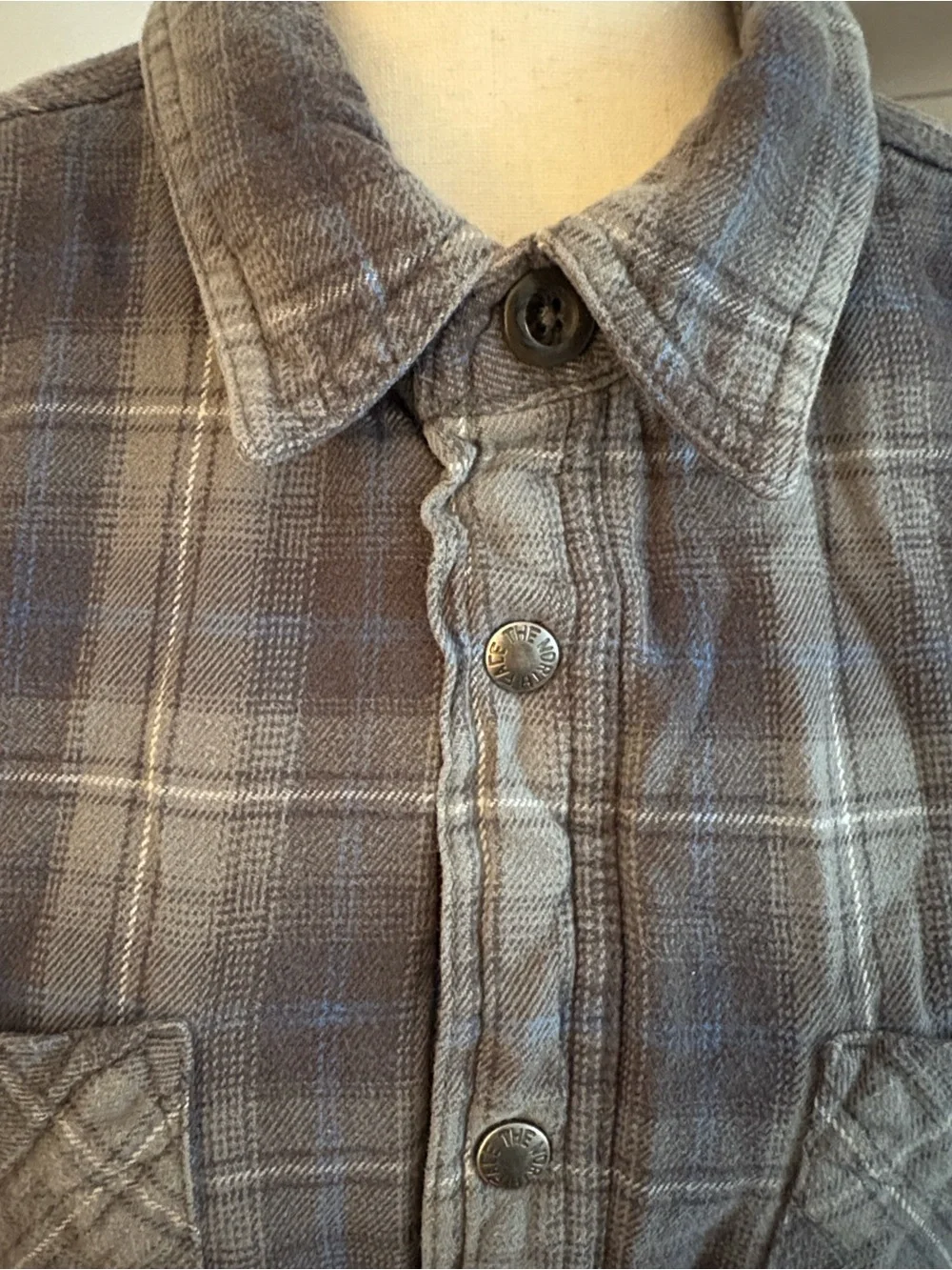 The North Face Plaid Insulated Flannel Shirt Jacket Men’s Large